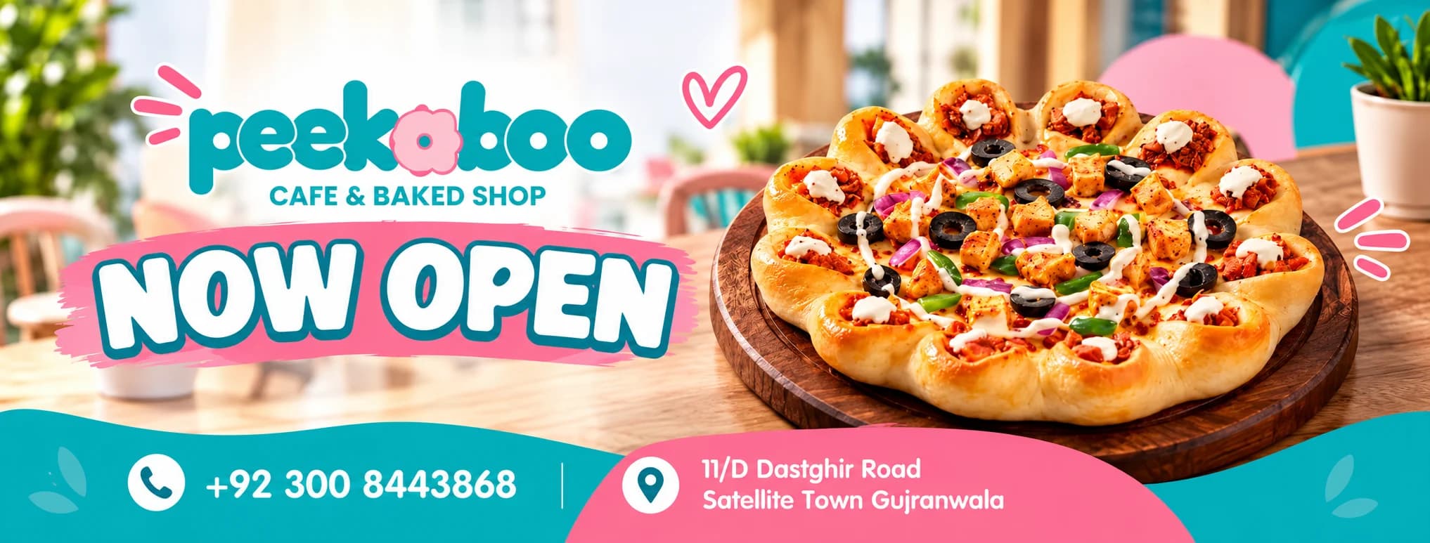 NOW OPEN. COME SAY PEEKABOO.
